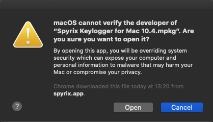 how to install spyrix keylogger for mac