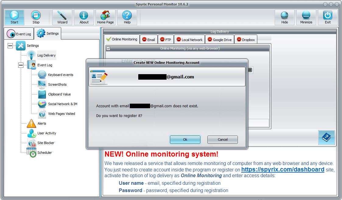 online monitoring